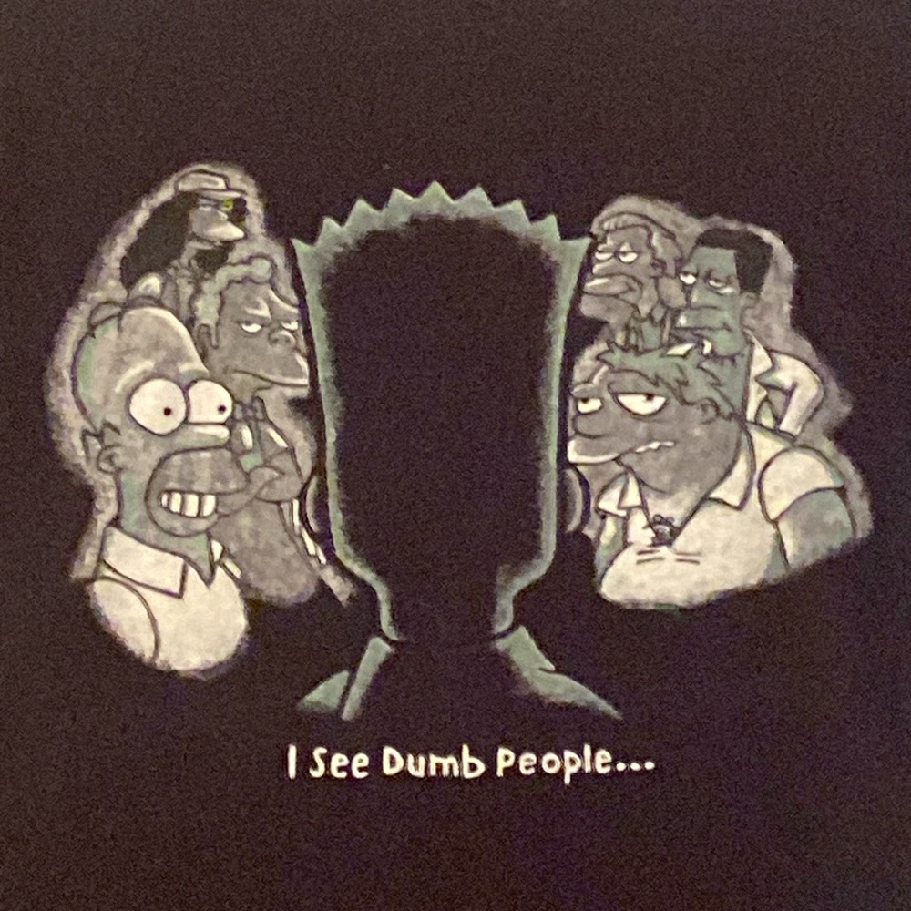 Simpsons Black T Shirt